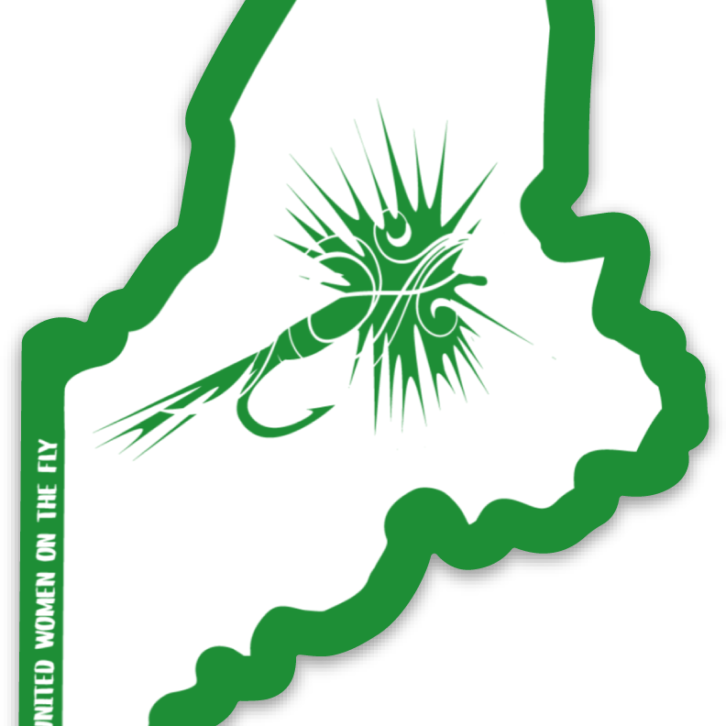 Uwotf Maine State Sticker (726x726), Png Download