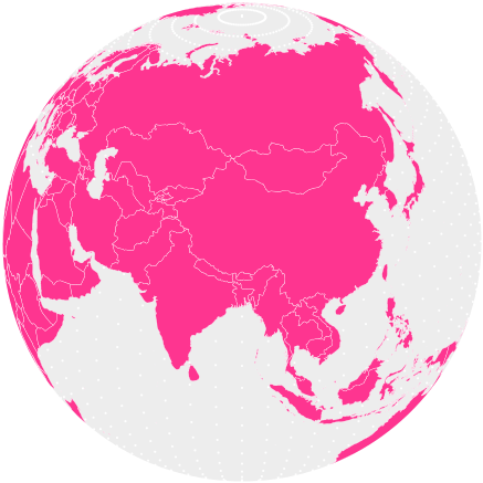 Another Globe Rendering - Pink Globe Transparent (600x600), Png Download