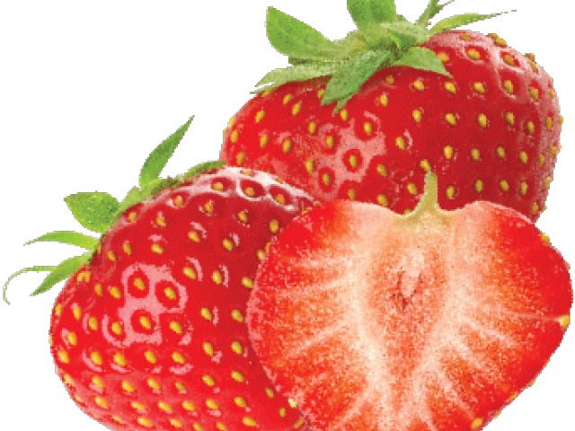Strawberry Clipart Strawberry Slice - Strawberry (640x480), Png Download
