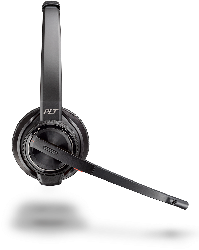Image Savi 8220 Side Headset - Plantronics Savi 8200 (781x1000), Png Download