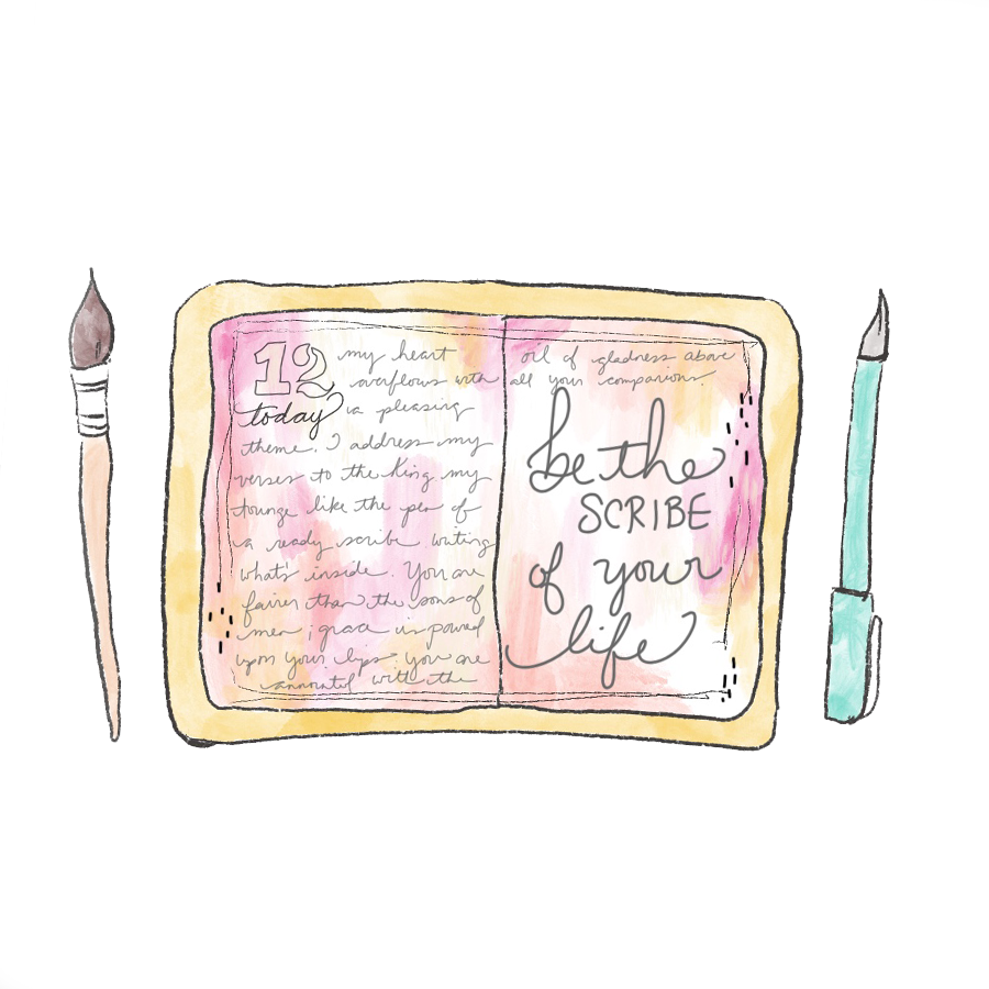 Journal-graphic - Writing (900x900), Png Download