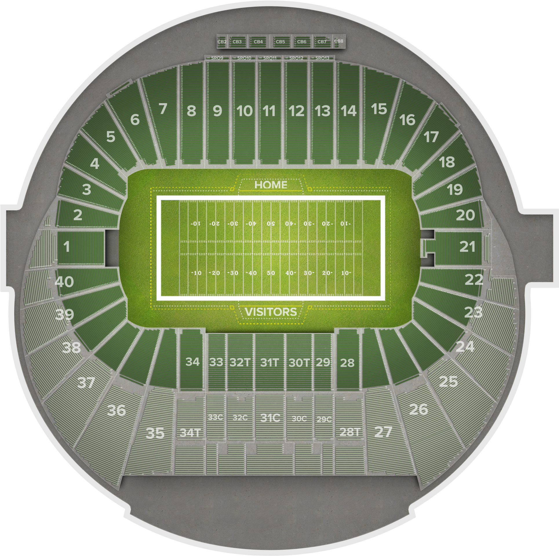 Autzen Stadium (2560x1936), Png Download