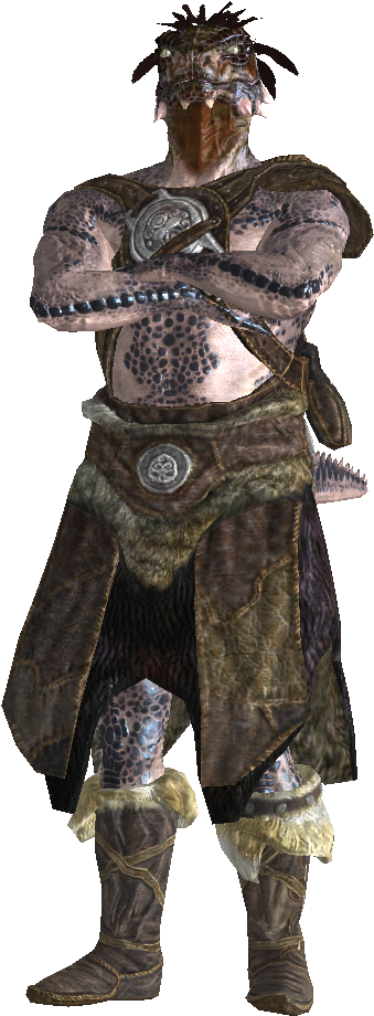 Jaree-ra - Skyrim Blackblood Marauder (387x964), Png Download