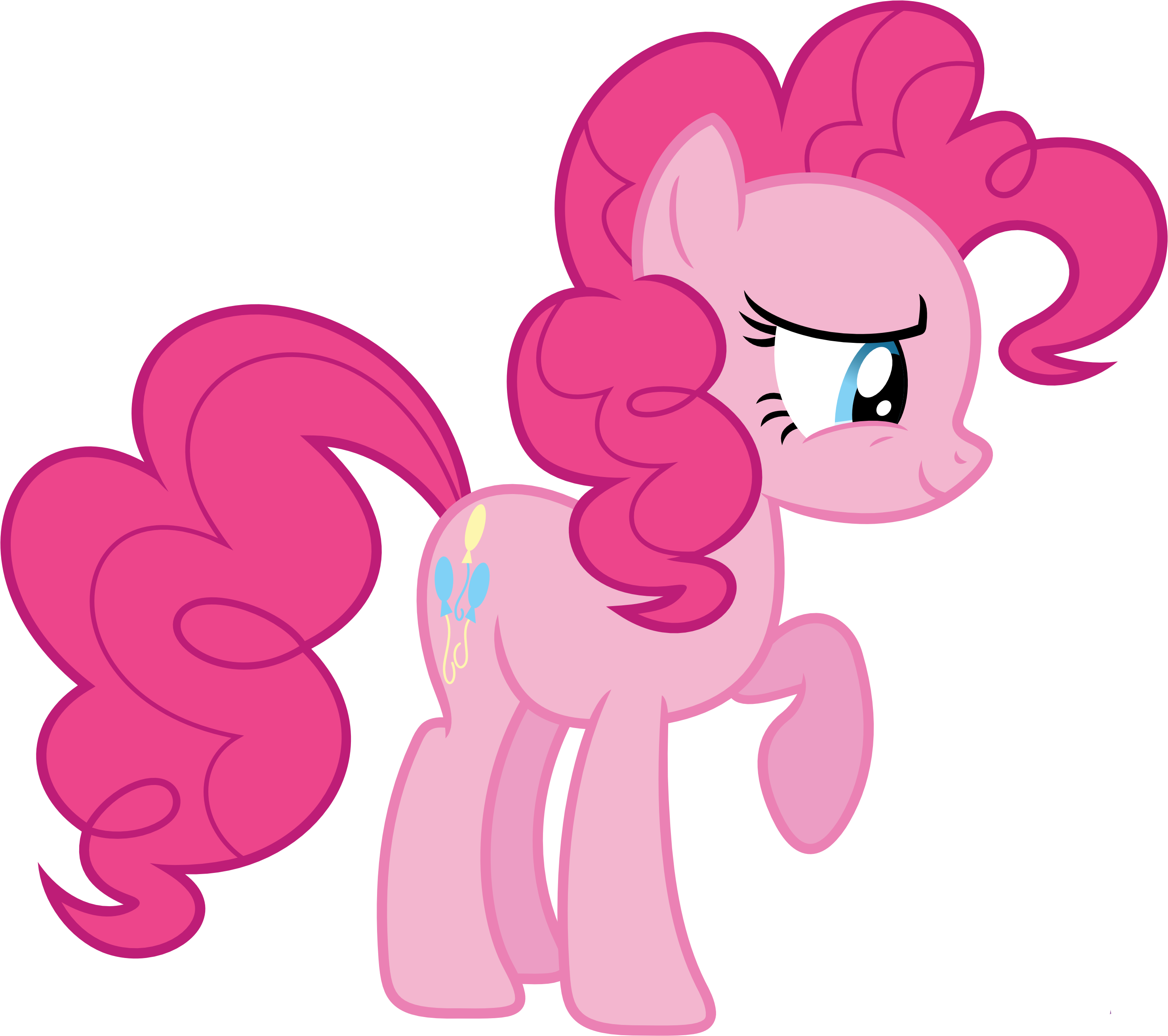 You Re Such A Cute Dragon Spike By Porygon2z-d8djret - Pinkie Pie Cake Template (3563x2663), Png Download