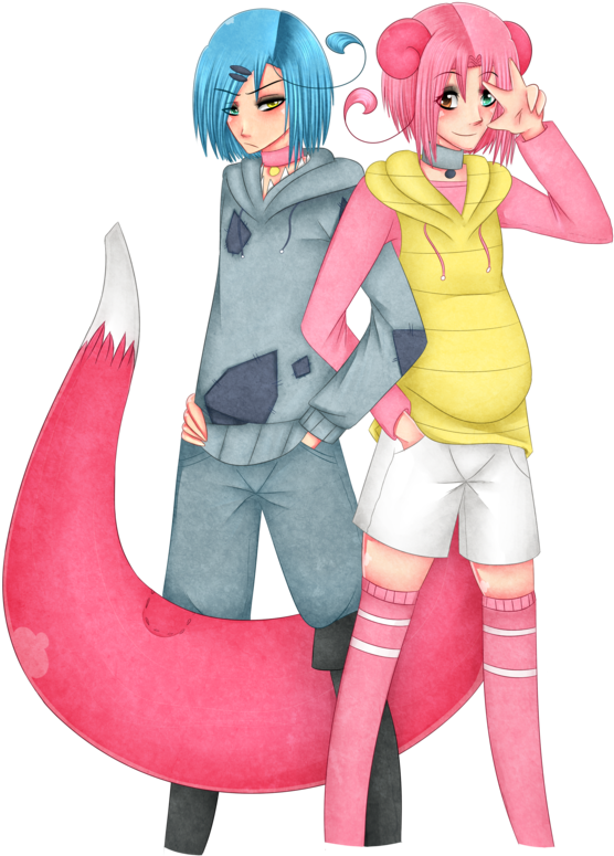 Slowbro Gijinka - Cartoon (900x1029), Png Download