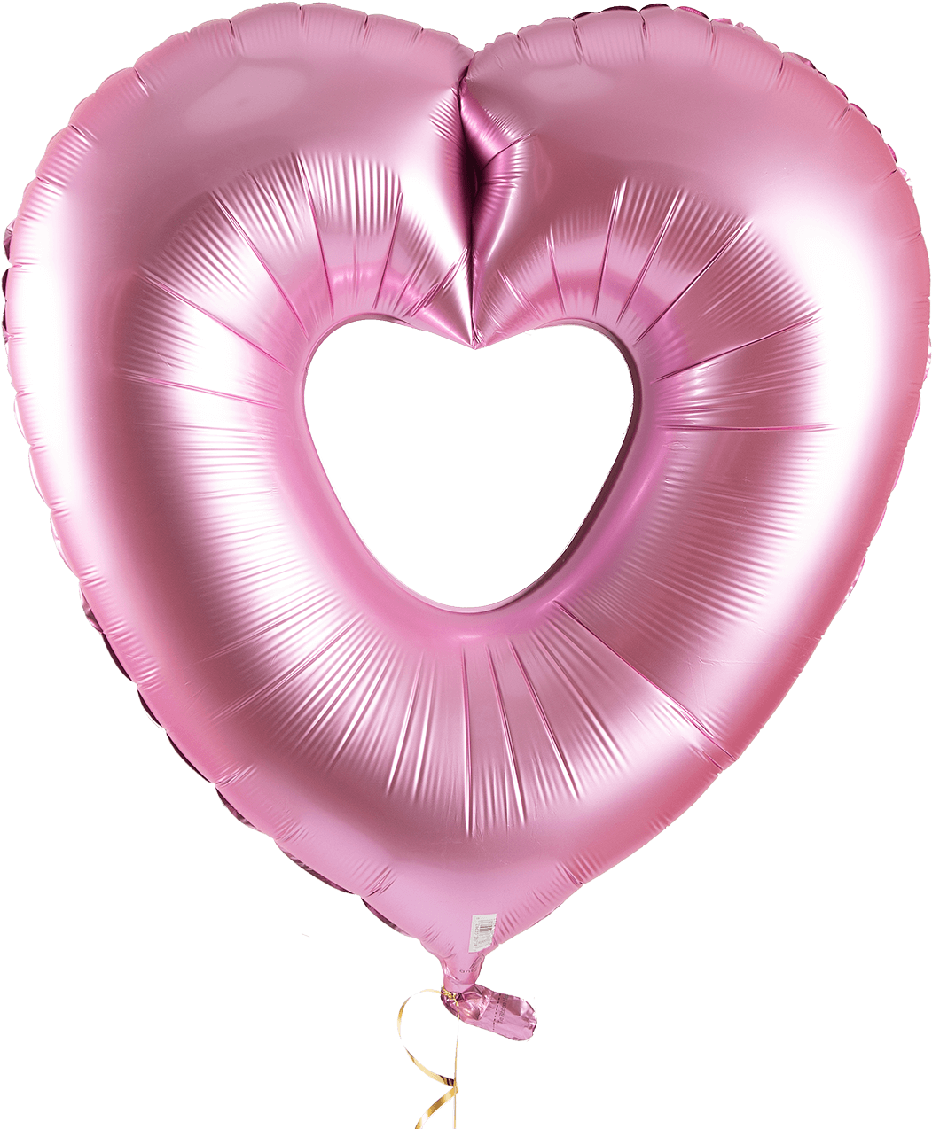 Pink Open Heart Super Shape - Balloon (1400x1400), Png Download