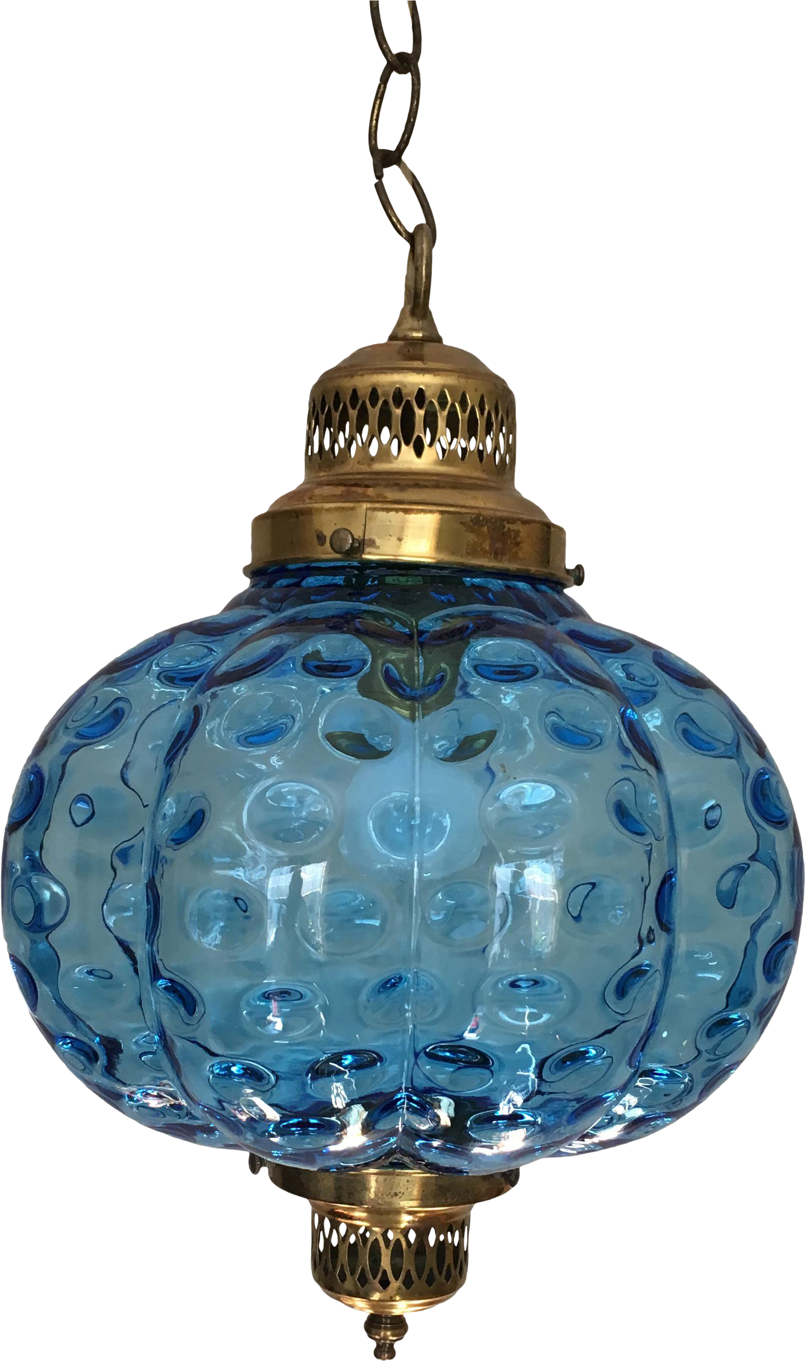 M#century Blue Swag Pendant Light - Chandelier (1776x3003), Png Download