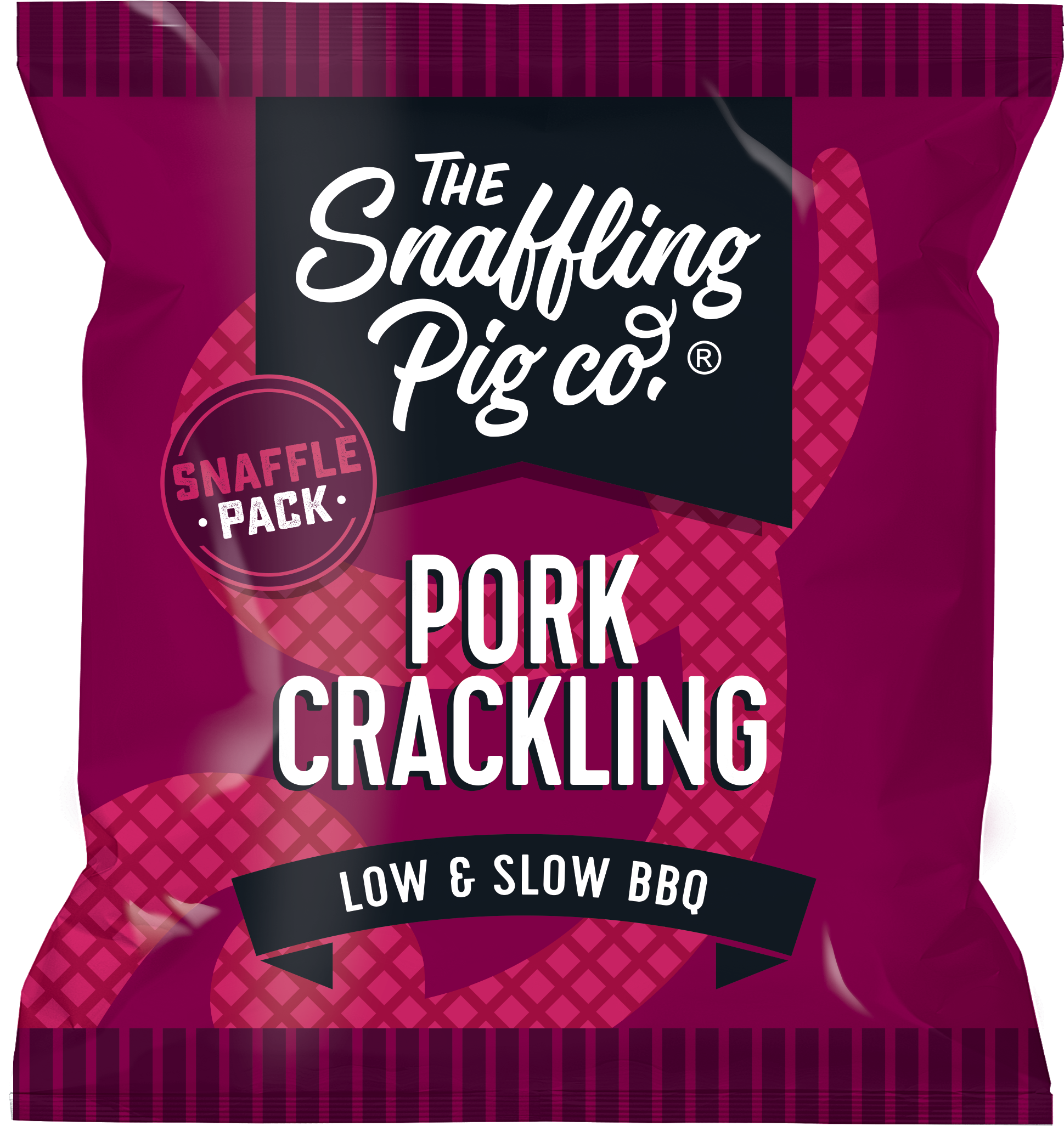 Low & Slow Bbq Pork Crackling Packets - Snack (2800x3100), Png Download
