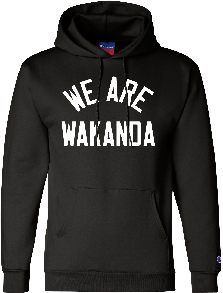 "we Are Wakanda" Shirts By Cruvie Cruvie Clothing Co - Bruins Sweatshirts (1000x1250), Png Download