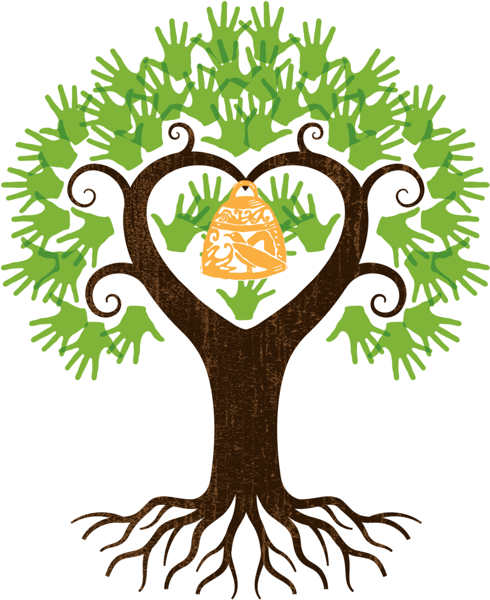 2017-18 Hanahau'oli Annual Fund - Heart Tree With Roots (963x1178), Png Download