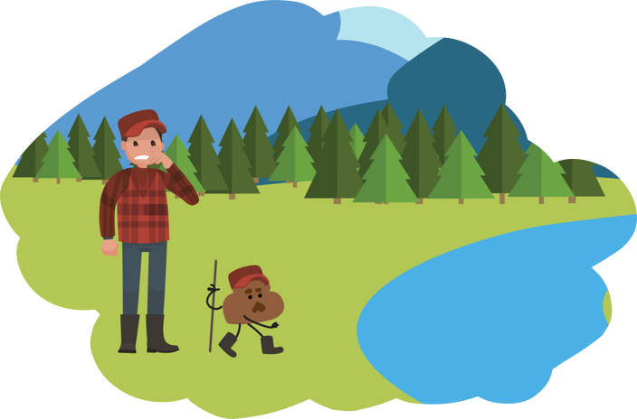 I Need To Poop While Fishing, Hunting, Or Hiking - Illustration (704x464), Png Download