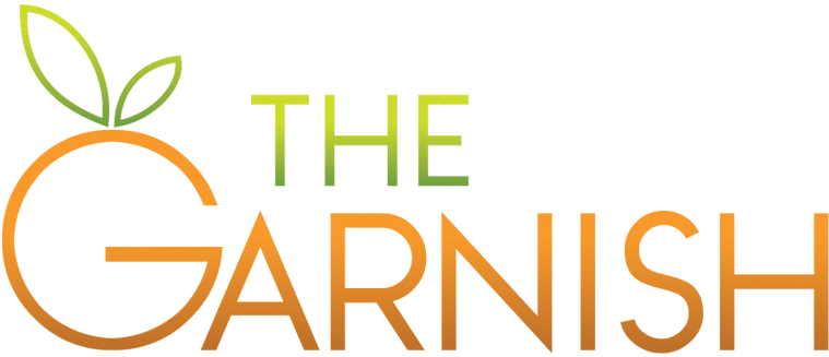 The Garnish Logo Design - Orange (884x371), Png Download