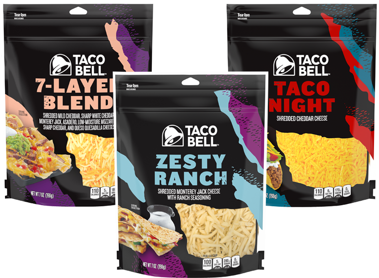 Taco Bell Shredded Cheese (768x576), Png Download