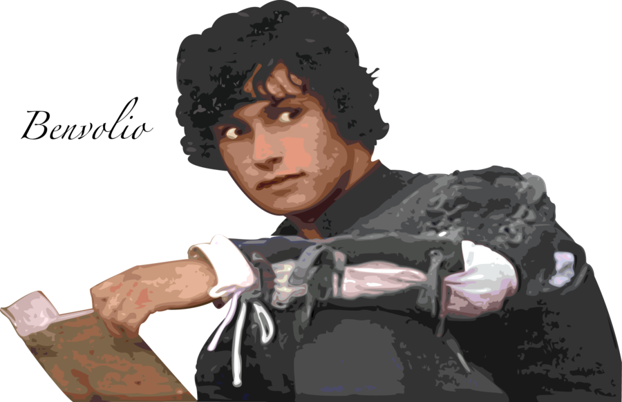 Romeo And Juliet, Best Friends, Bestfriends, Bffs - Shakespeare Benvolio Romeo And Juliet (900x582), Png Download