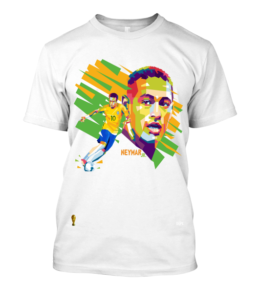 Neymar Jr - Sefat Ullah T Shirt (530x630), Png Download