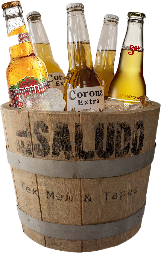 Bucket Bier - Glass Bottle (538x842), Png Download