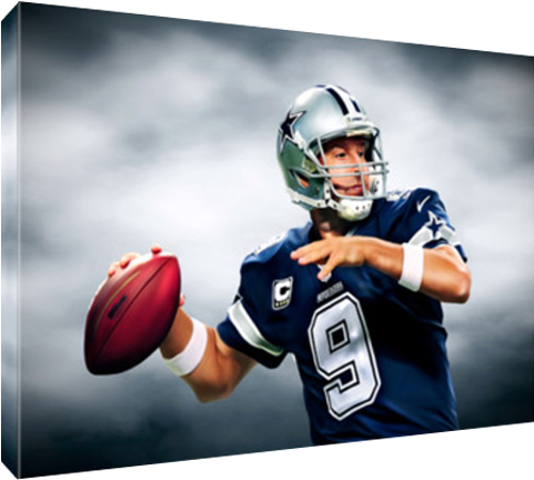Details About Dallas Cowboys Tony Romo Poster Photo - Kick American Football (600x600), Png Download