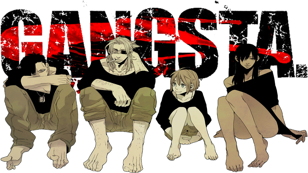 Gangsta - Image - Cartoon (1000x562), Png Download