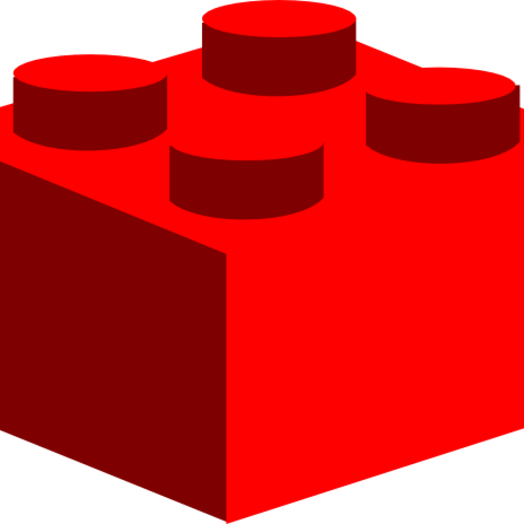 Lego Clipart Red Clip Art At Clker Vector Online Royalty (1024x1024), Png Download