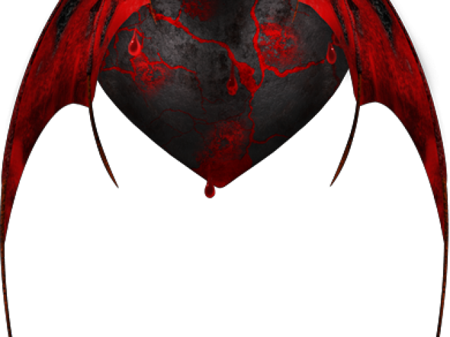 Gothc Clipart Gothic Heart - Illustration (640x480), Png Download