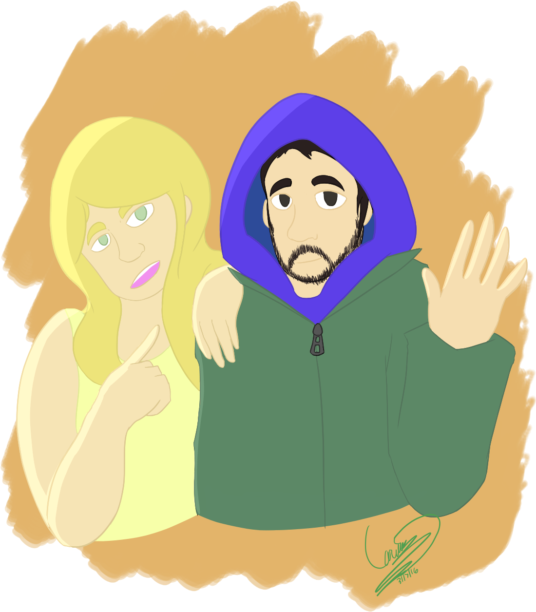 Fan Artgangsta - Illustration (1111x1270), Png Download