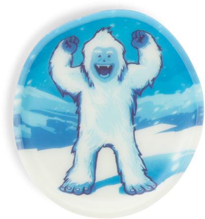 Ergobag Glow Klettie Yeti - Ergobag Klettie (740x740), Png Download