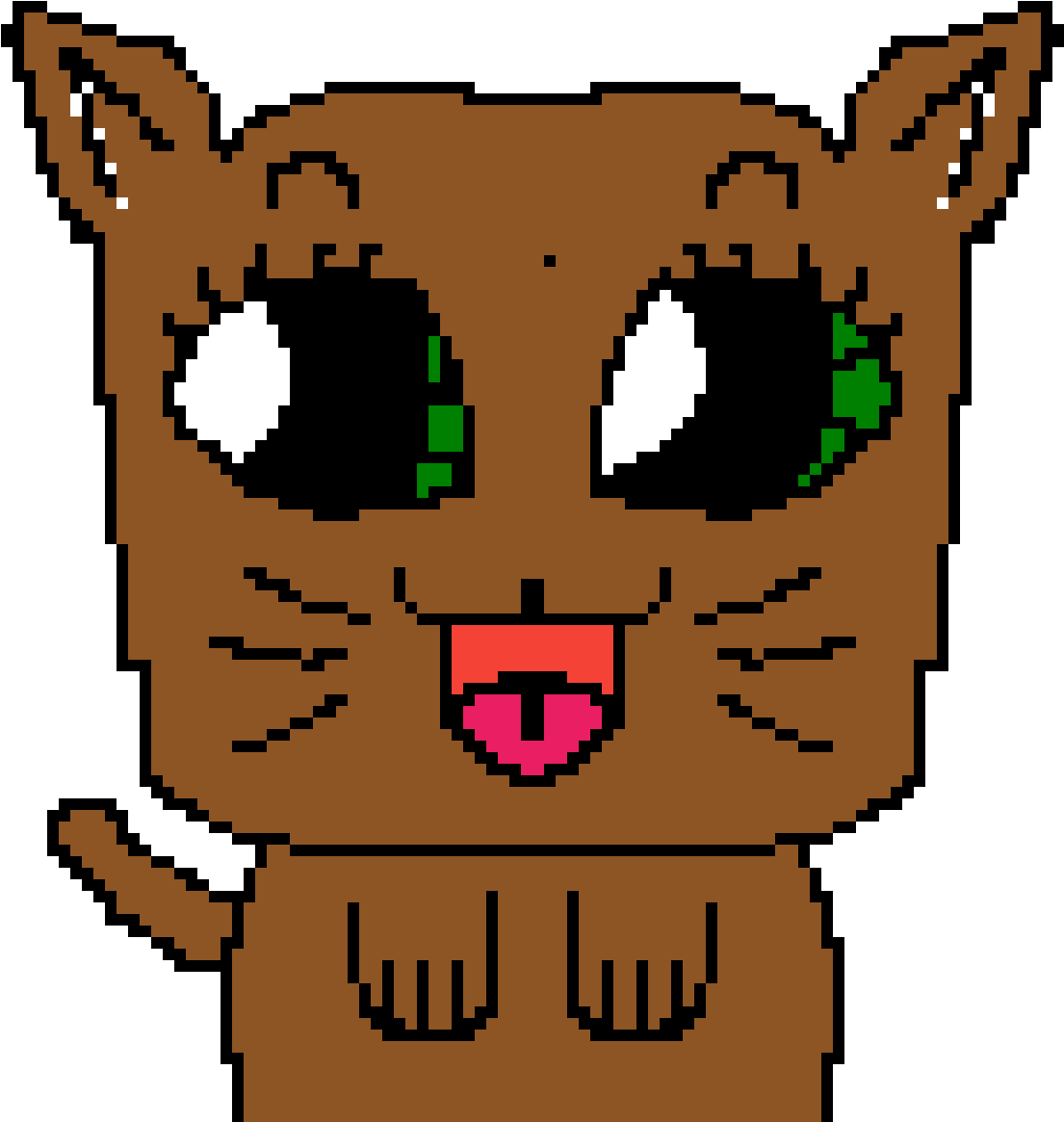 Kitten - Cartoon (1200x1200), Png Download