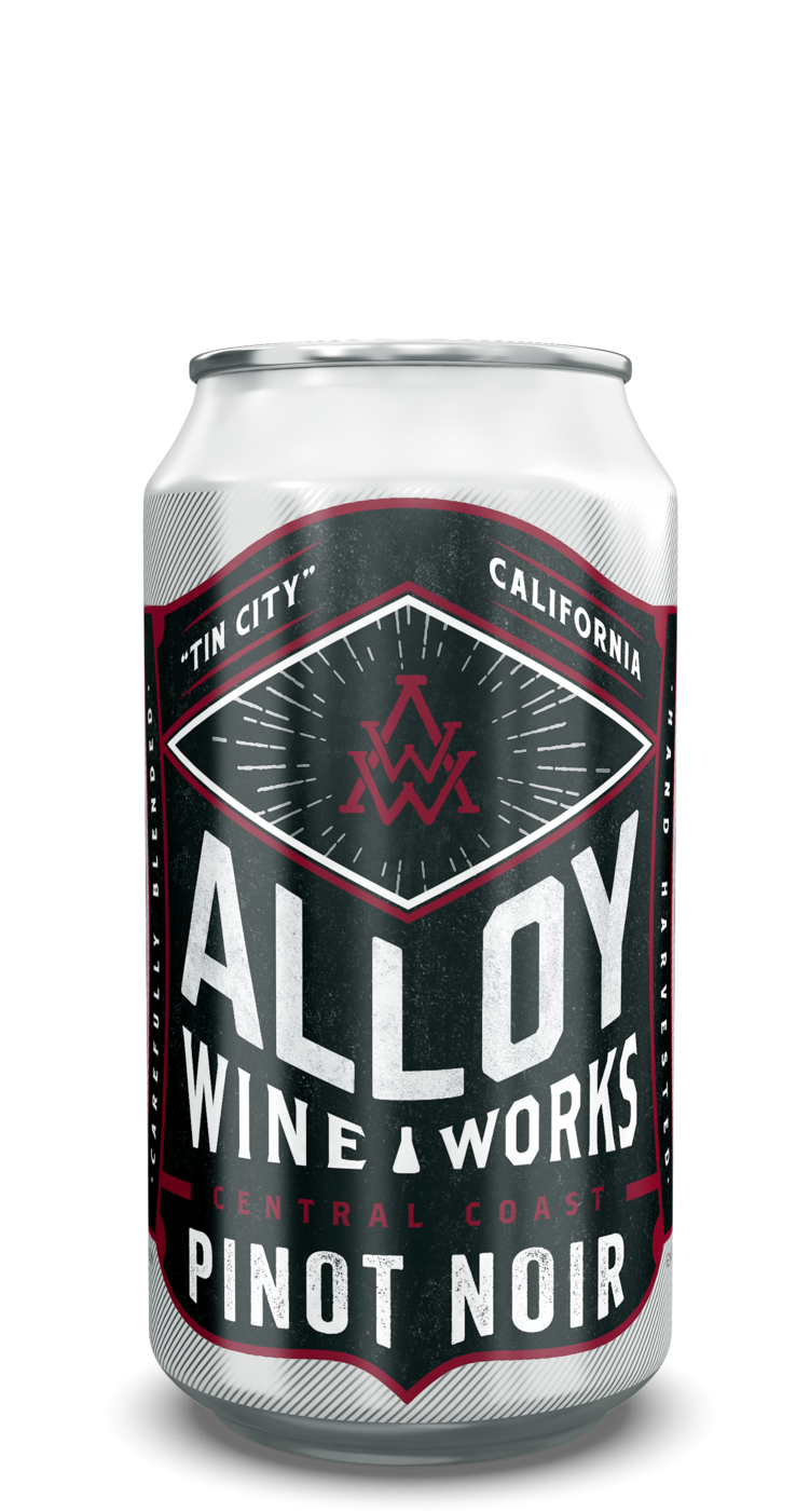 Alloy Nv Pinot Noir Cans 12pk/375ml, Santa Lucia Highlands - Guinness (750x1500), Png Download