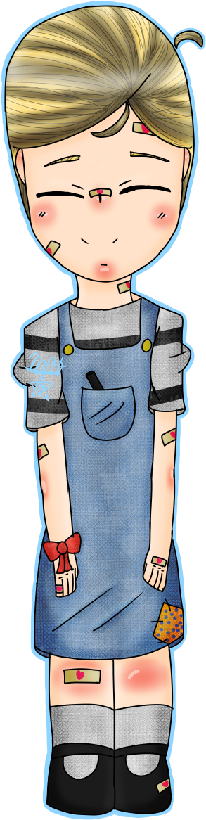 Undertale - Chris - Cartoon (609x1264), Png Download