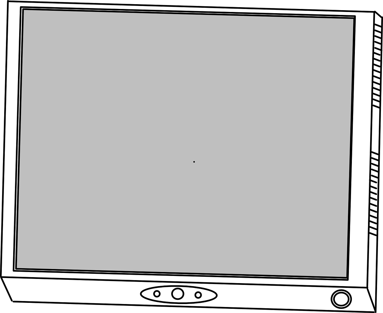 Computer Screen Monitor (1280x1047), Png Download
