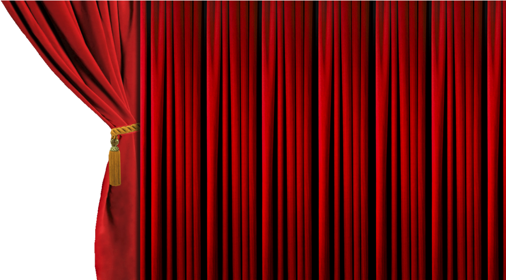 2 - Theater Curtain (1024x559), Png Download