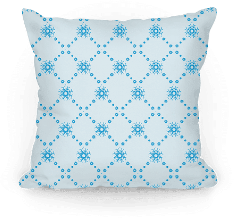 Free Png Download Snowflake Png Images Background Png - Light Blue Pillows Transparent (850x765), Png Download