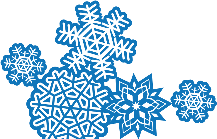 Pattern-snowflake (791x567), Png Download