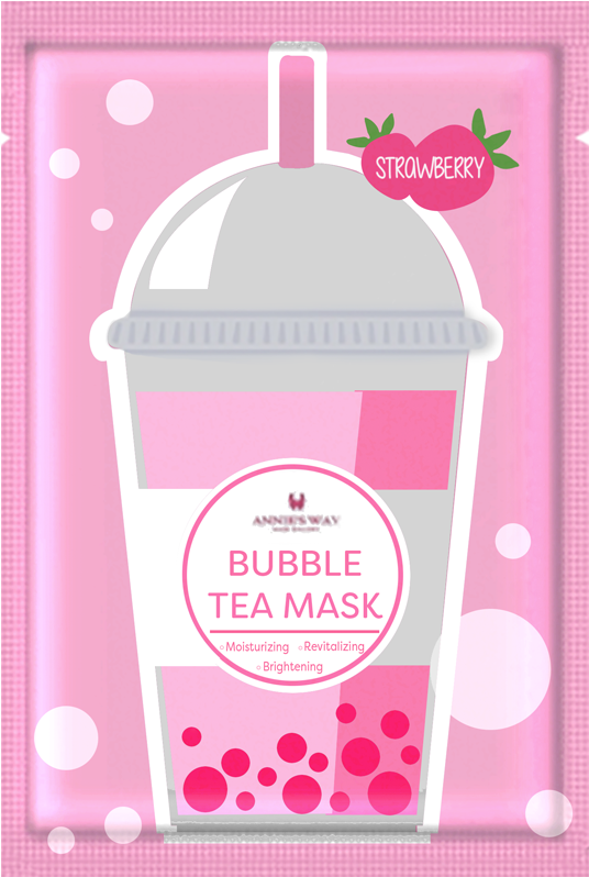 Bubble Tea Sheet Mask (700x933), Png Download