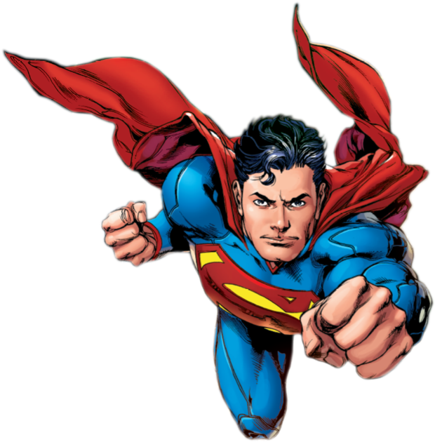 Superman Anime Png Png Image - Transparent Background Superman Png (800x996), Png Download