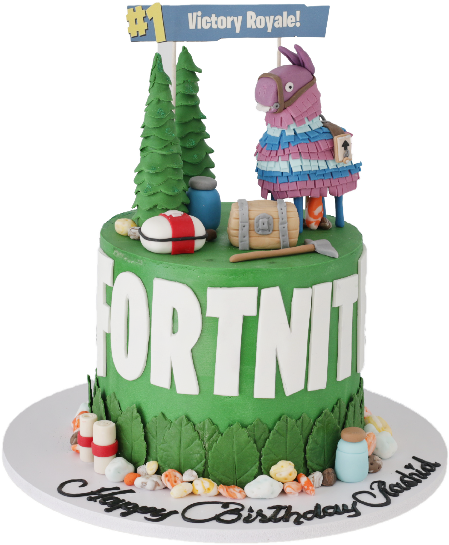 Fortnite Cake - Cake Decorating (1500x2100), Png Download