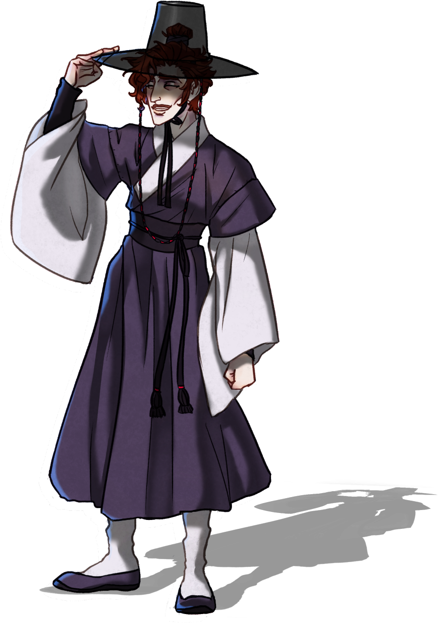 [ Look At The Man Bun Tho ] - Cartoon (1280x1280), Png Download