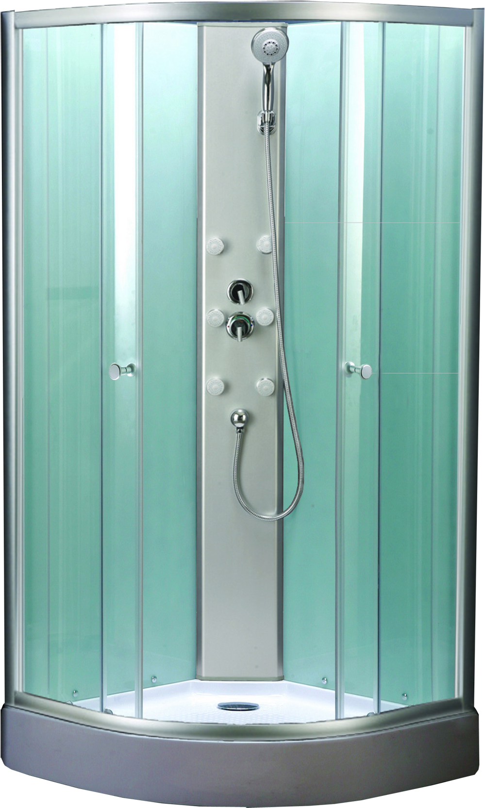 Shower Box Multi Mbox Quadrant 90 Cm, R 550, Transparent - Sprchový Box (1139x1772), Png Download
