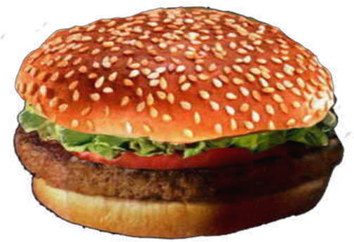 Man Steals Green Chile Burger After Slapping Victim - Hungry Jacks Cheeseburger (768x576), Png Download