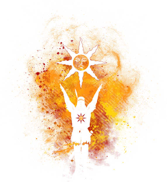 Praise The Sun - Illustration (571x622), Png Download