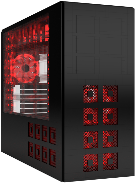 Ideas Product Modular Case - Lego Computer Case (1600x900), Png Download