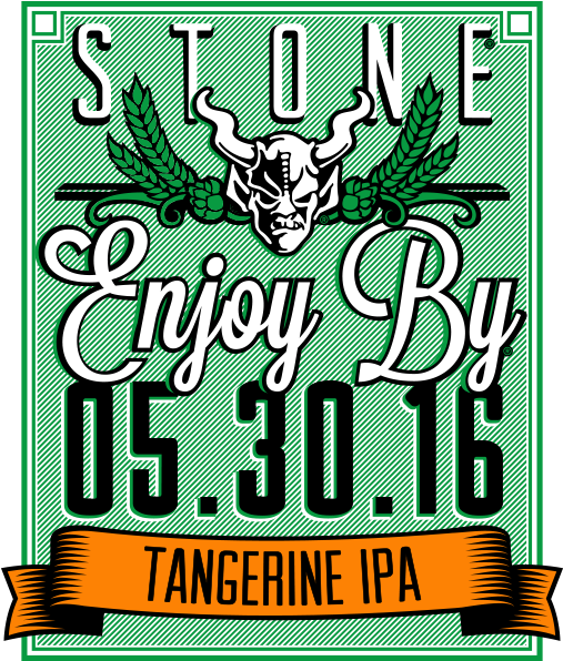 Stone Enjoy By - Stone Enjoy By 10.31 18 (600x600), Png Download