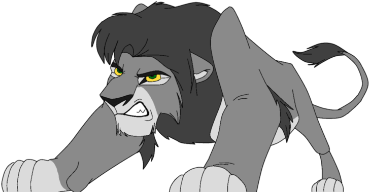 Lion King Scar - Lion King Kovu Base (800x417), Png Download
