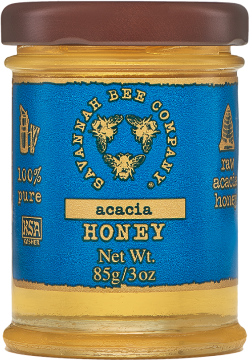Savannah Bee Honey Mini Jar- 3 Oz - Emblem (1920x1920), Png Download