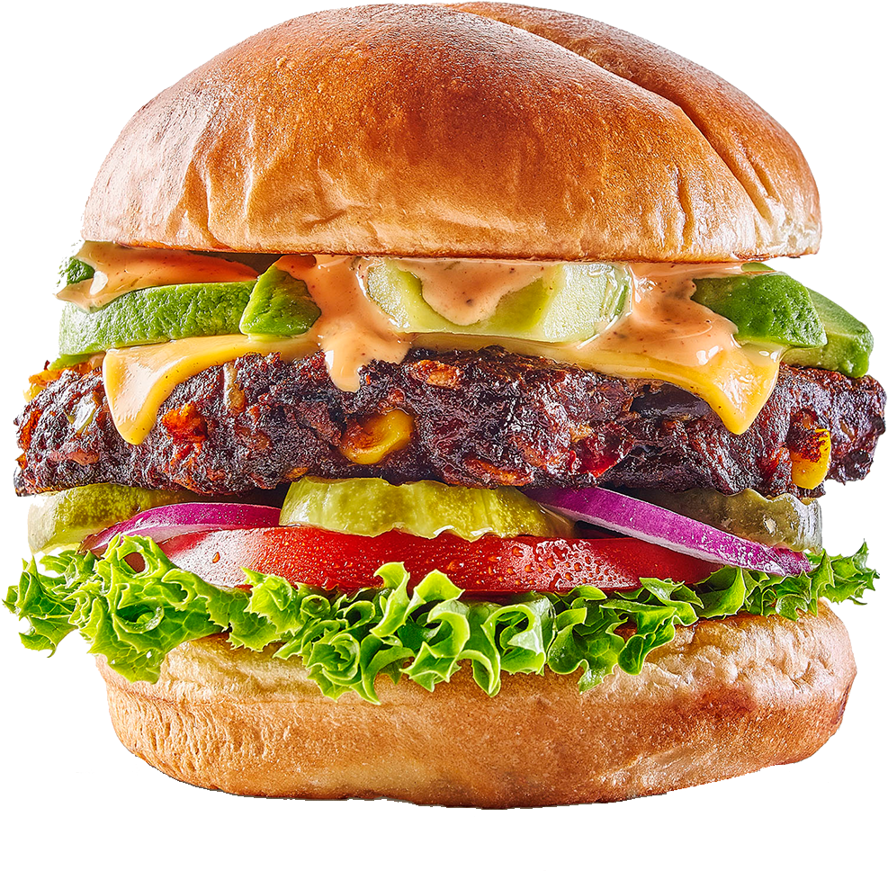 Southwestern Black Bean Burger Buffalo Wild Wings (1920x1080), Png Download