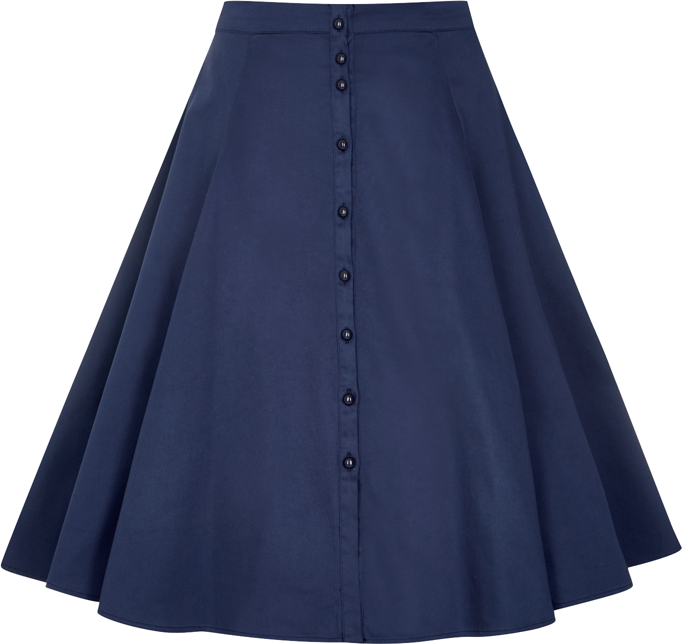 The Dark Blue Swing Skirt - Miniskirt (1500x2000), Png Download
