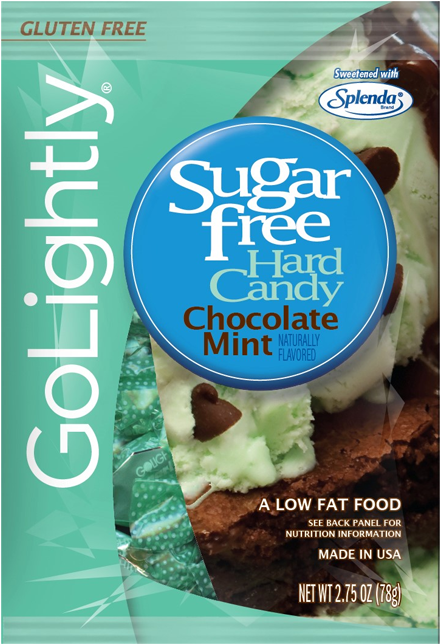 Golightly Hard Candy Chocolate Mint - Candy (700x700), Png Download
