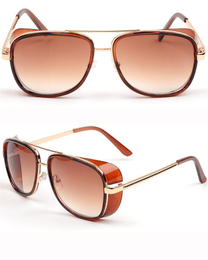 Steampunk Sunglasses - Reflection (1000x1000), Png Download