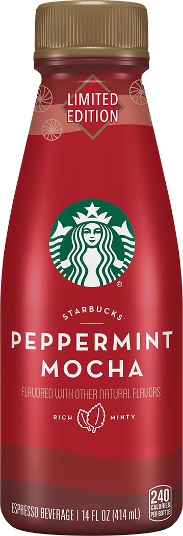 5starbucks Peppermint Mocha Ready To Drink Iced Latte - Starbucks New Logo 2011 (359x1050), Png Download