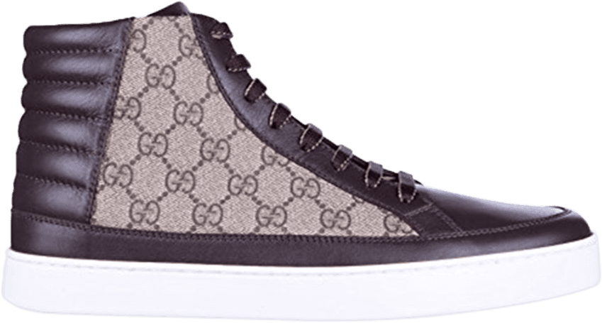 Gucci Gg Supreme High - Scarpe Gucci Uomo Alte (849x455), Png Download